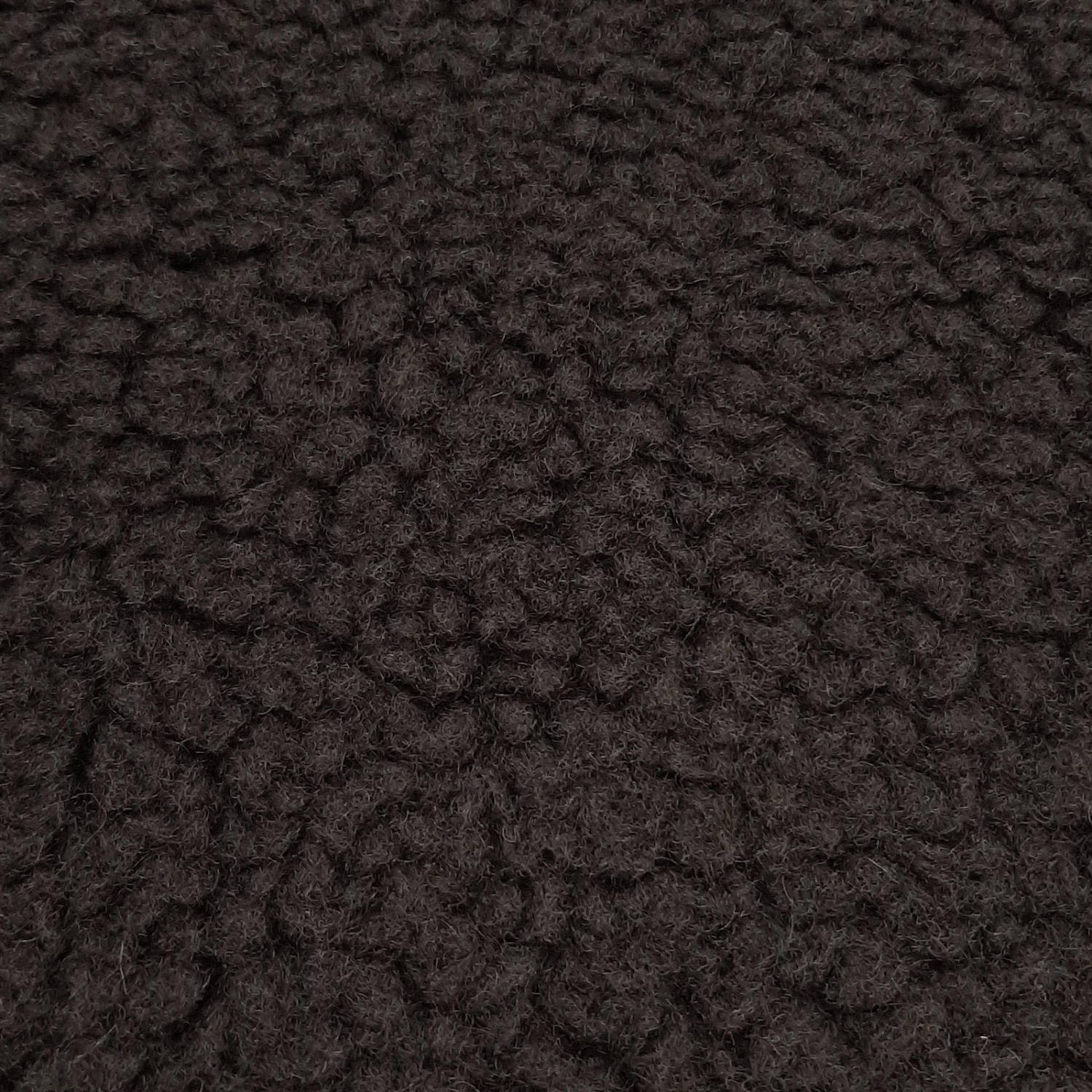 Shaun - Oeko-Tex® Virgin Wool Plush - Black - Per 50 Cm - Image 4