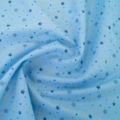 Cotton Fabric - Starry Sky Light Blue