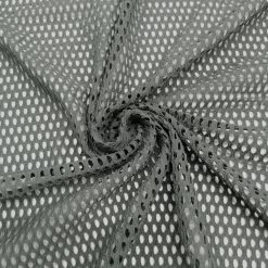 Jella - Net Knitted Fabric - Dark Grey