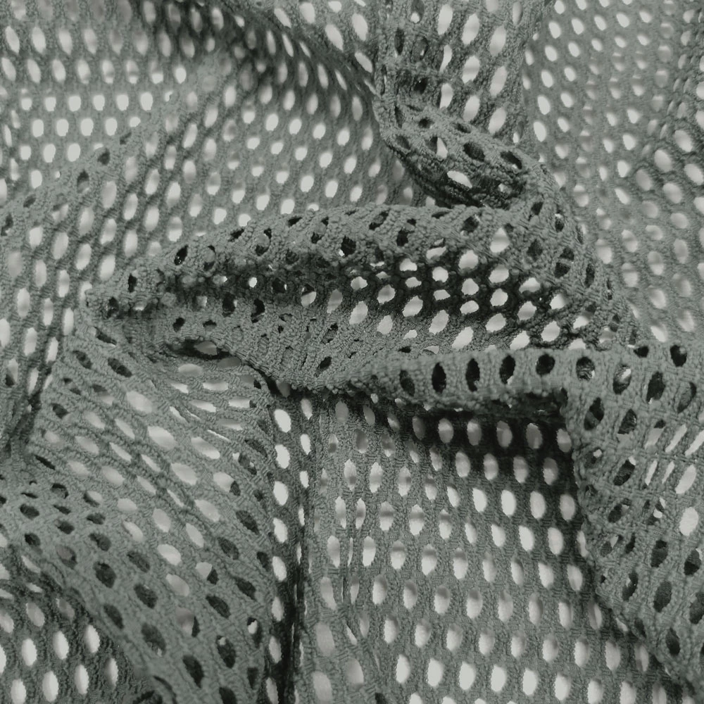 Jella - Net Knitted Fabric - Dark Grey - Image 2