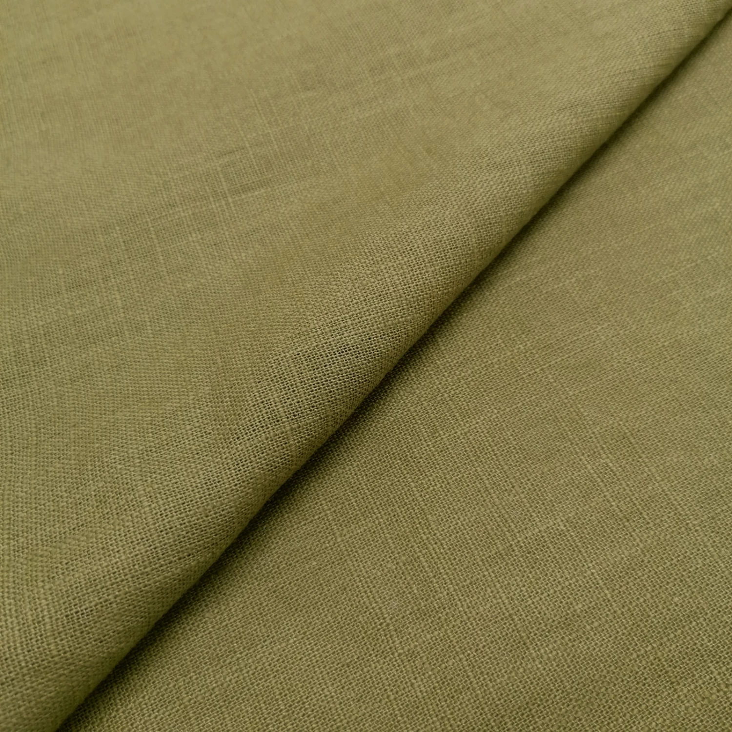 Öko Tex® Linen Marian, 100% Pure Linen - Special Colour Light Moss