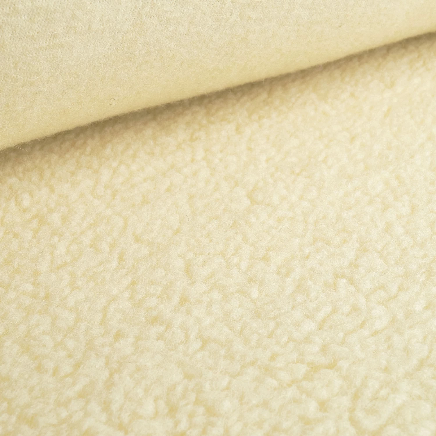 Shaun - Oeko-Tex® Virgin Wool Plush - Nature - Per 10 CM - Image 2