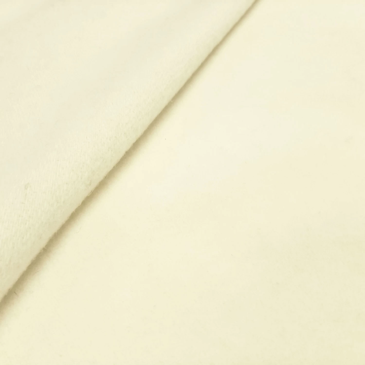 Regina - Cashmere Wool Fabric, Coat Wool - Ecru - Image 3