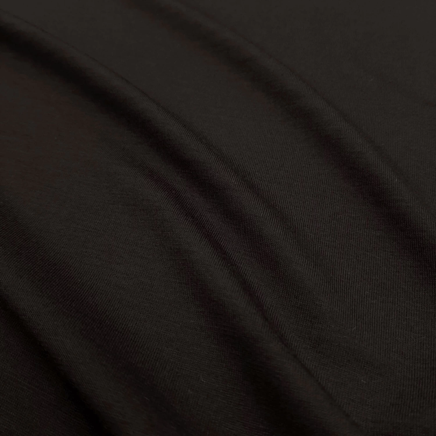 Chace - Merino Fine Jersey - Black - Image 2