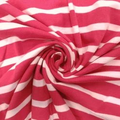 Vince - Oeko-Tex® Jersey With Stripes - Cyclam-white