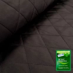 Ria - Quilted Fabric - Black