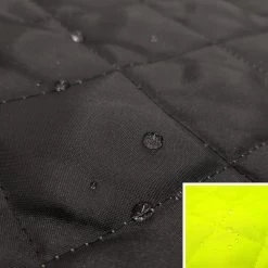 Supervisible - Outer Fabric Quilting Check Quilting - Lightweight 1B Fabric - Black/Light Yellow EN20471