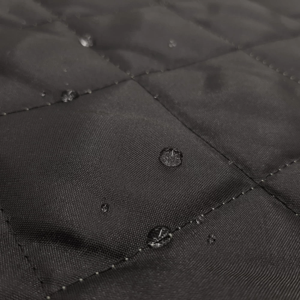 Supervisible - Outer Fabric Quilting Check Quilting - Lightweight 1B Fabric - Black/Light Yellow EN20471 - Image 5