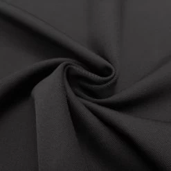 Franceska - Wool Cloth - 100% Wool - Black