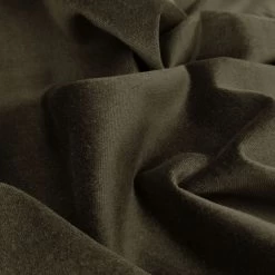 Diamond - OEKO-TEX® Cotton Velvet, Velour - Dark Olive
