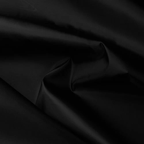 Silk Taffeta - Oeko-Tex® Polyester Lining – Black