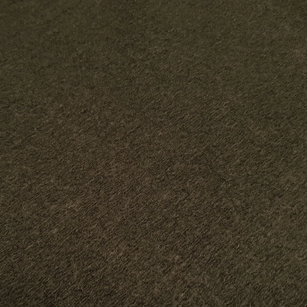 Najim - Knitted Walkloden, Boiled Wool - Dark Moss - Image 2