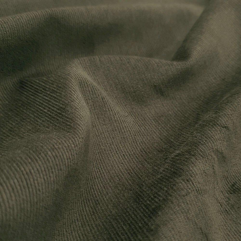 Wael - Super Soft Fine Corduroy - Olive - Image 3