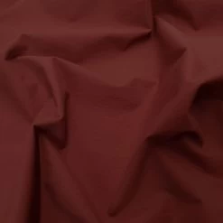 Daka - Fine Poplin With Peach Effect - Dark Red