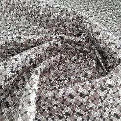 Cotton Fabric Dark Flower