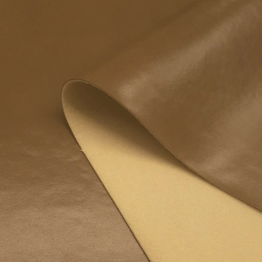 Imitation Leather Malte - Toffee - Glossy