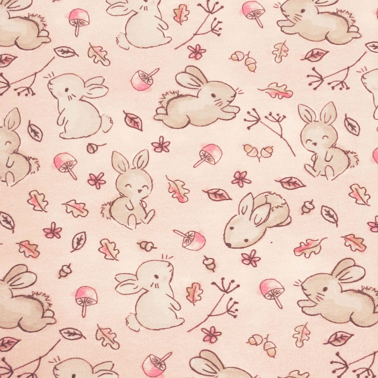 Sweet Bunny - Oeko-Tex® Cotton Jersey - Rosé - Image 2