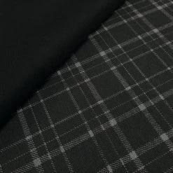 Yacine - Check Print - Anthracite-Light Grey