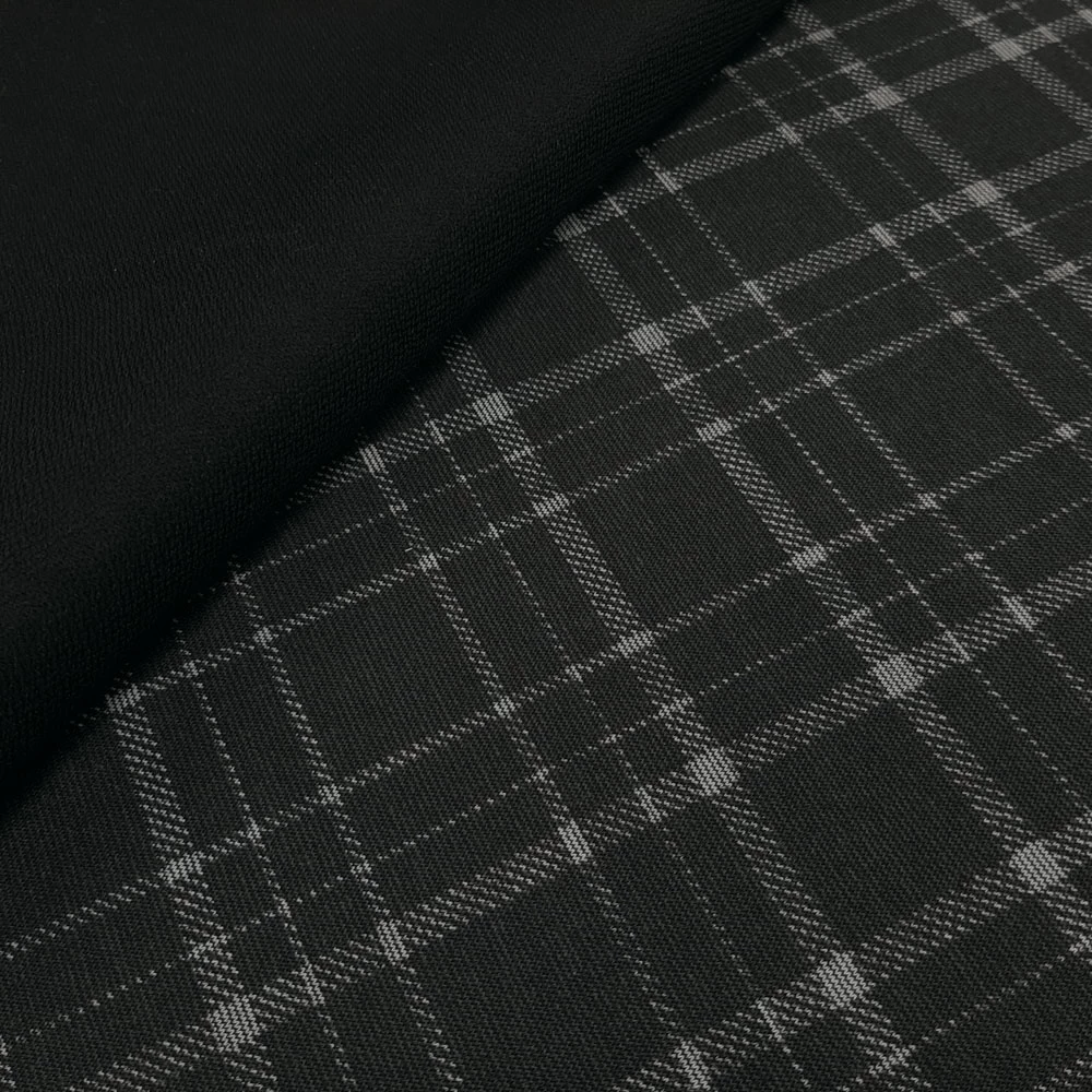 Yacine - Check Print - Anthracite-Light Grey