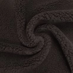 Shaun - Oeko-Tex® Virgin Wool Plush - Black - Per 10 Cm