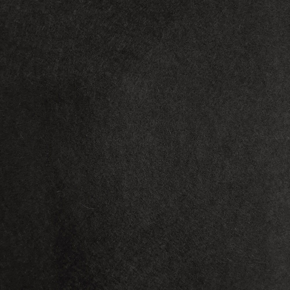 Gideon - 100% Wool Felt / Collar Felt - Craft Felt - Black - Image 2