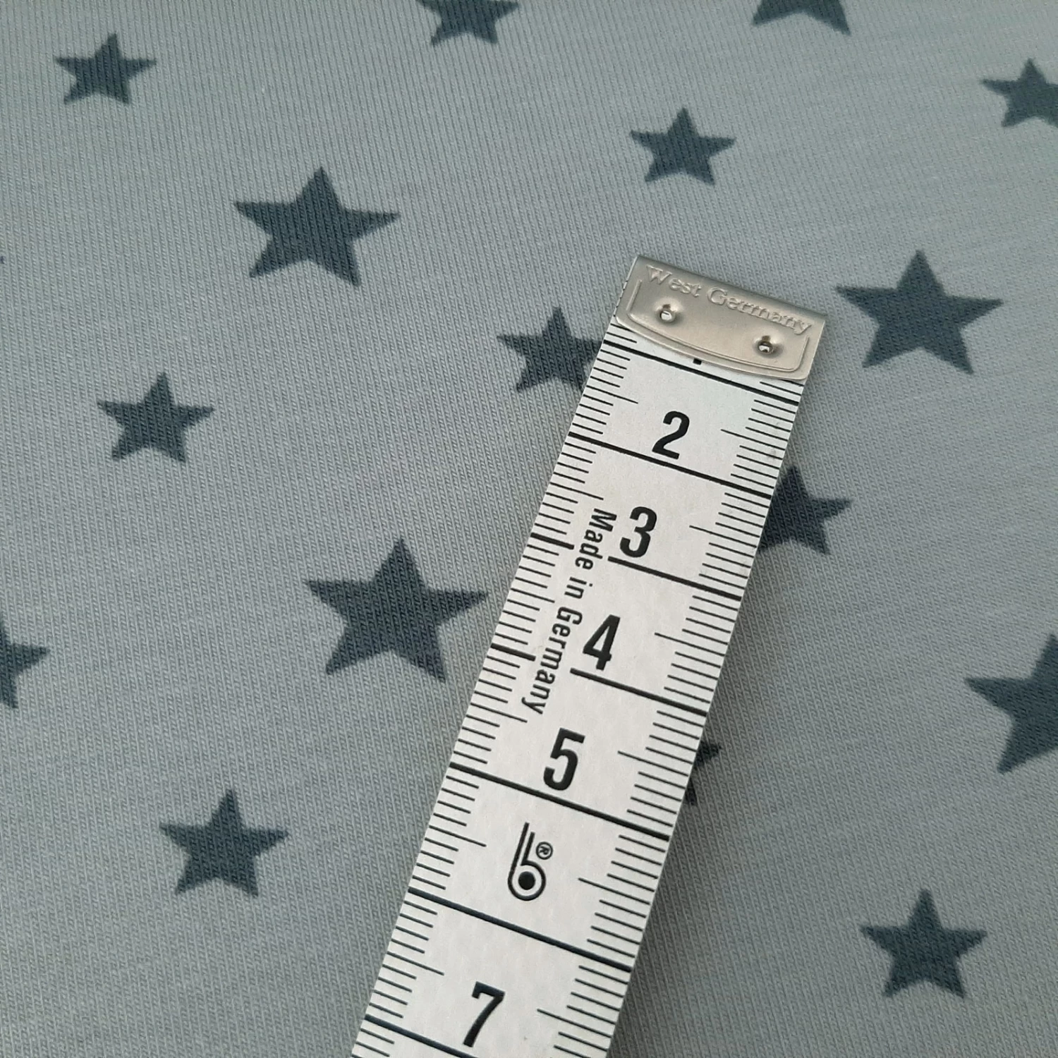 Stella - Cotton Jersey Starry Night - Light Grey - Image 3