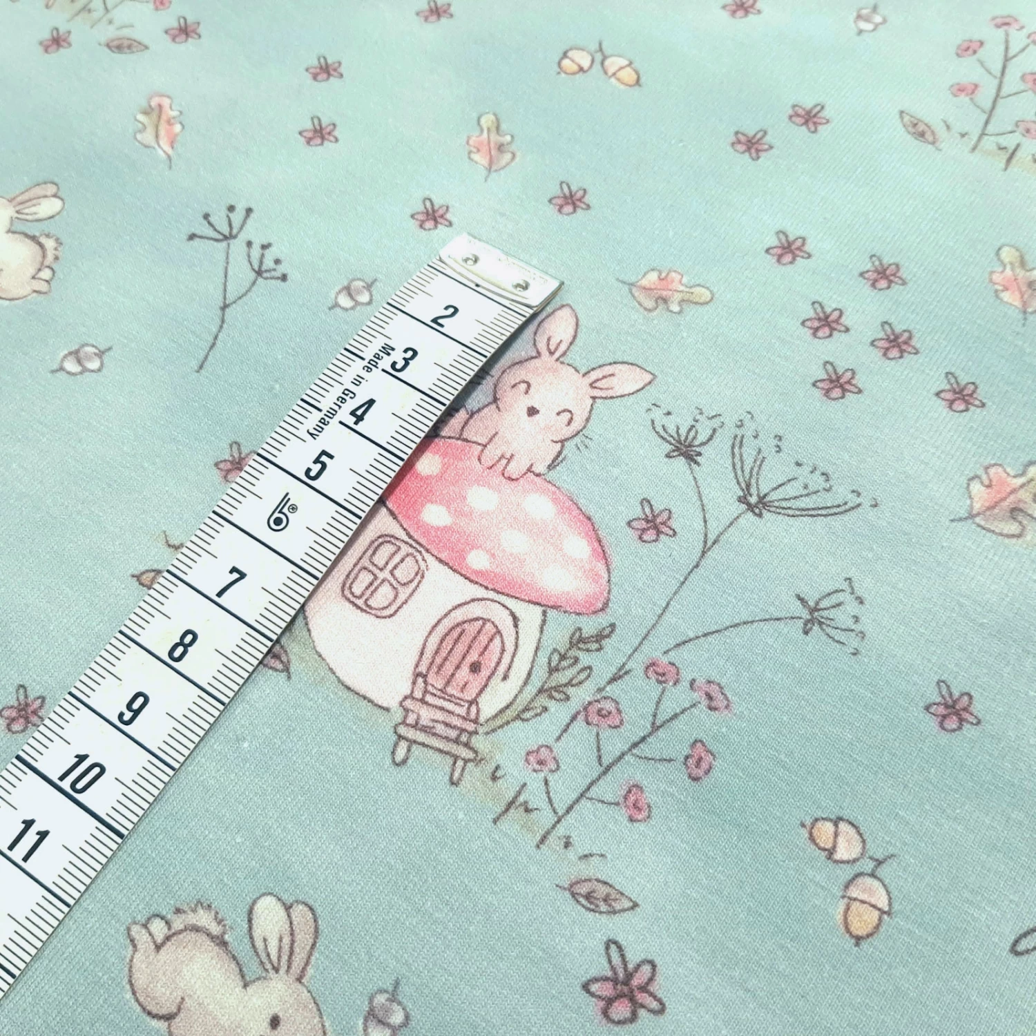 Sweet Bunny - Oeko-Tex® Cotton Jersey - Petrol - Image 3