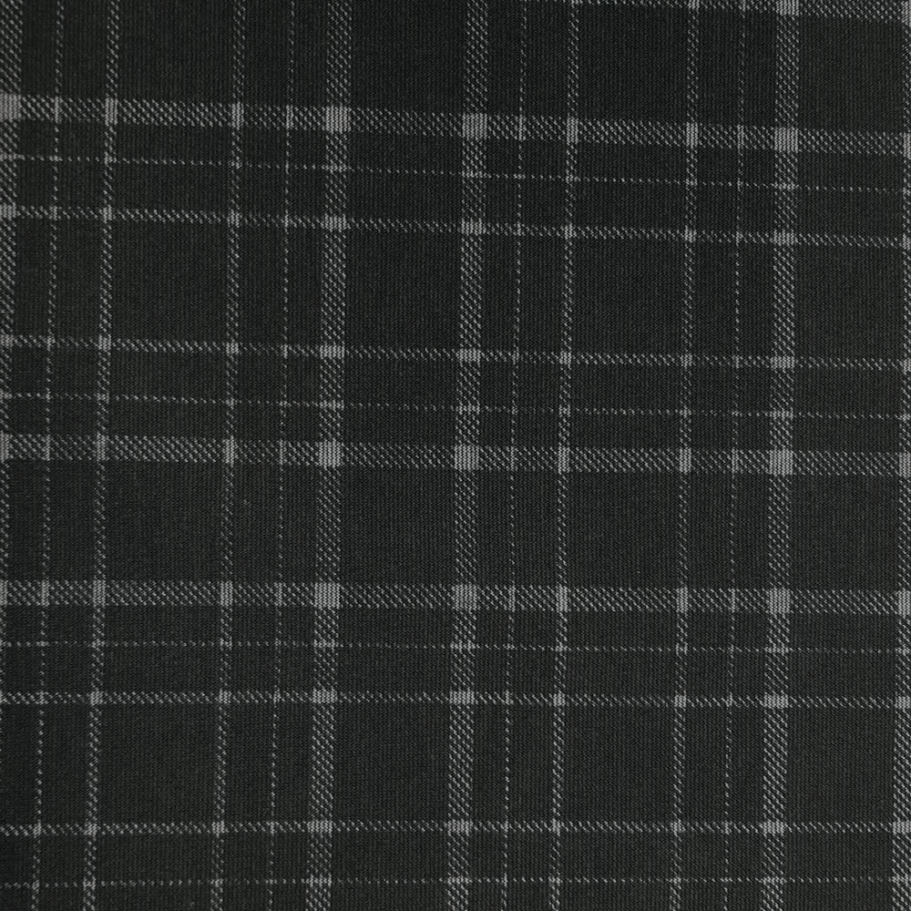 Yacine - Check Print - Anthracite-Light Grey - Image 3