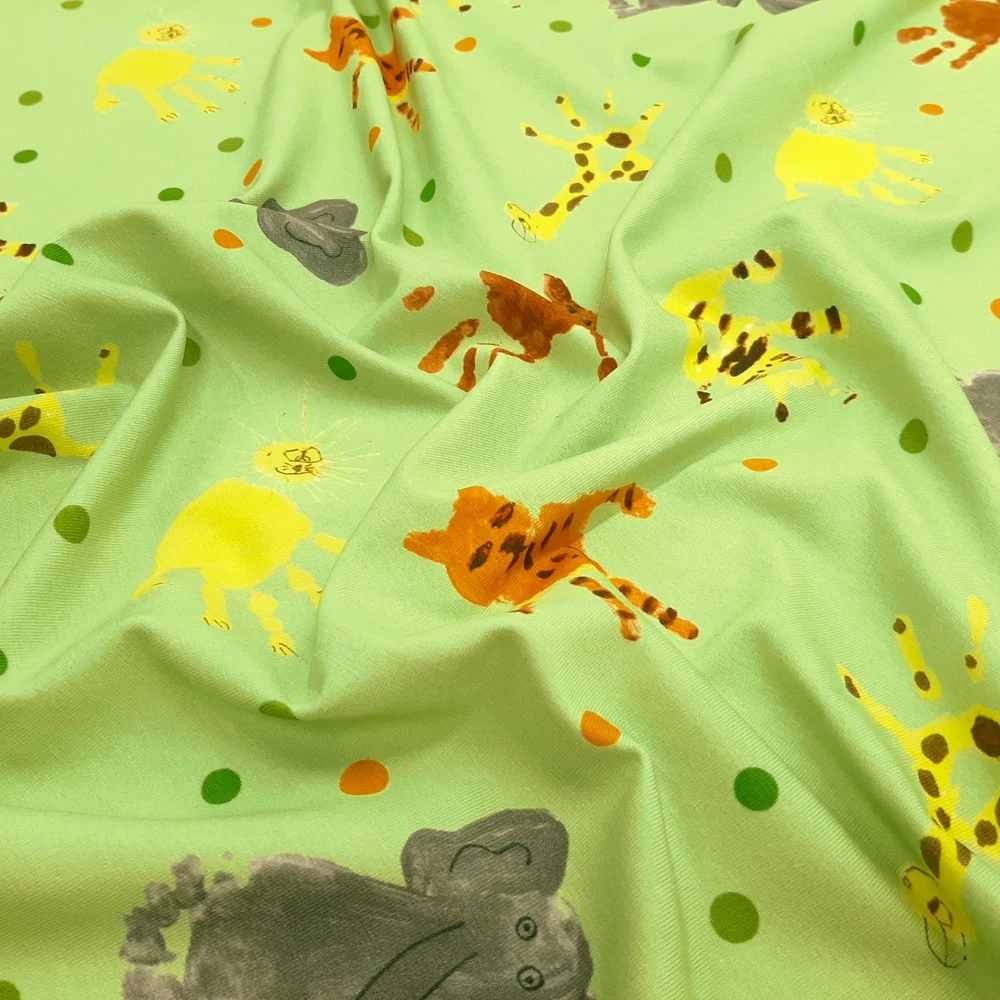 Safari - Öko-Tex® Cotton Jersey - Light Green - Image 4