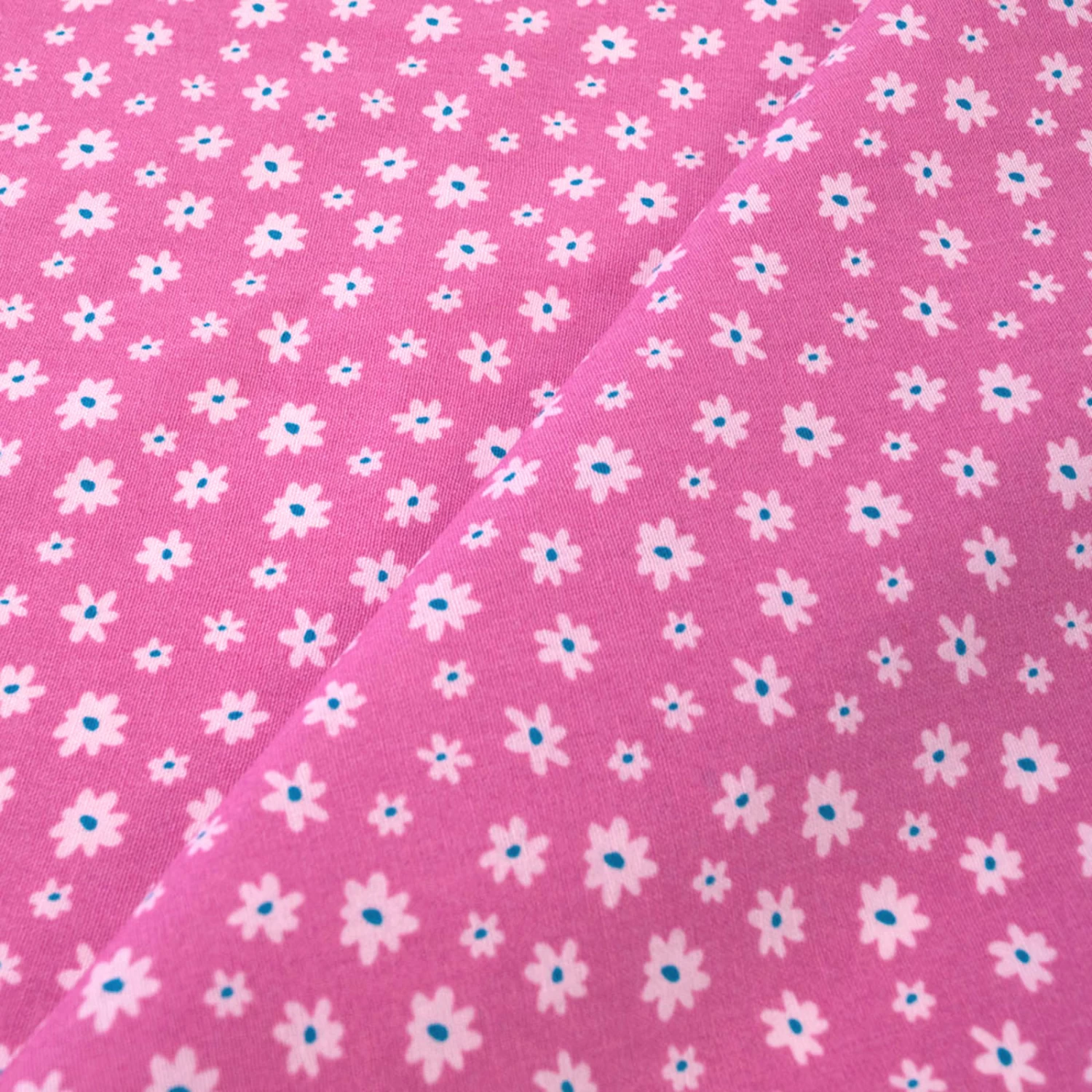 Cotton Fabric Fiori - Pink - Image 2