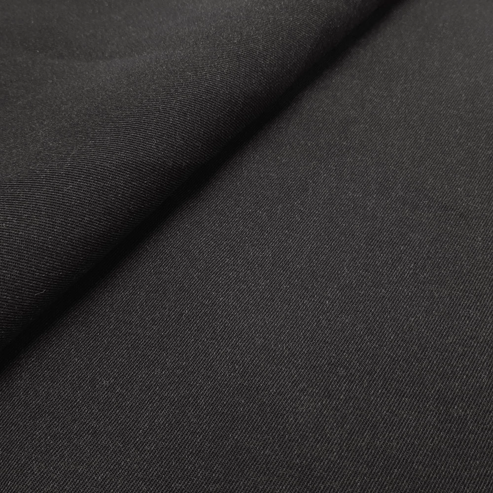 Franka - Wool Uniform Cloth Gabardine / Trevira Wool Cloth - Anthracite Melange - Image 3